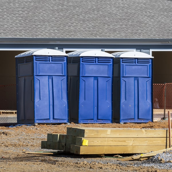 can i customize the exterior of the portable toilets with my event logo or branding in Mansfield Illinois